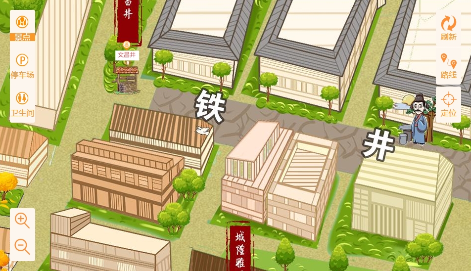 雁江智慧景区：手绘地图与语音导览的完美融合