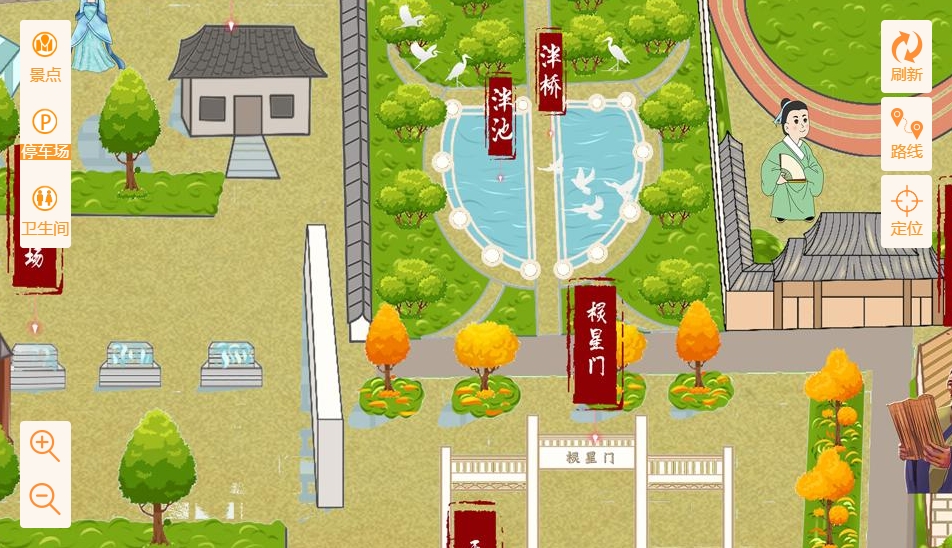 雁江手绘地图景区语音讲解导览系统：智慧景区建设的基石